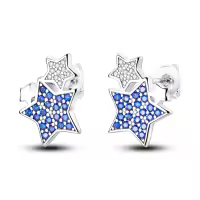 Pendientes De Aro De Plata 925 Para Mujer Con Zirconia Joyería De Moda Regalo Original Eardrop Pendientes Metálicos Tipo Aro - details 40