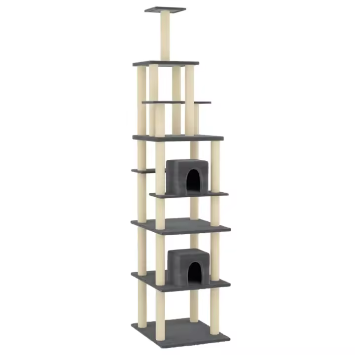 Rascador para Gatos with postes de isal gris obscure216 cm - 1
