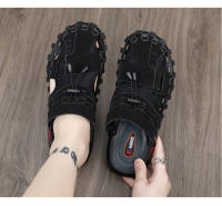 Sandalias Casuales Para Hombre Baotou Verano Resistente Al Agua Para Playa Y Deporte Zapatillas De Conducción Dual Propósito Cómodas Y Modernas - details 14