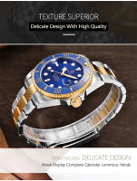 Reloj Mecánico PAGANI DESIGN Para Hombre Cristal De Zafiro Resistente Al Agua Acero Inoxidable Deportivo Lujo Automático Con Calendario Completo Y Luz Nocturna - details 20