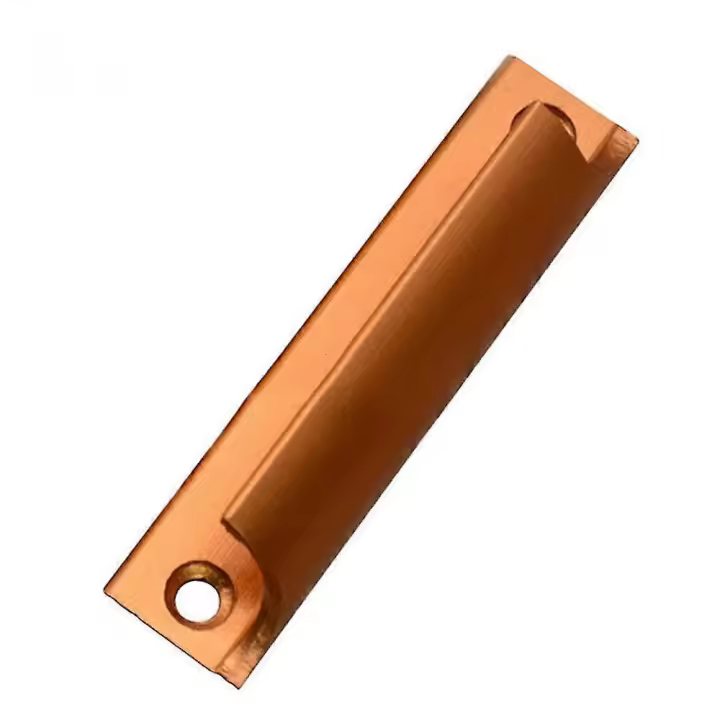 Thick Window & Cabinet Door Handle Aluminum Alloy Balcony Door Handle MKK Rose Gold - 1