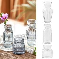 Vaso De Flora De Vidrio Transparente Estilo Europeo Mini Para Plantas Hidroponicas Decoración De Escritorio Para Casa Y Boda - details 0