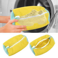 Bolsa De Lavado Para Zapatos Y Ropa Organizador Antideformación De Algodón Fácil Eliminación De Suciedad Para Lavandería - details 4