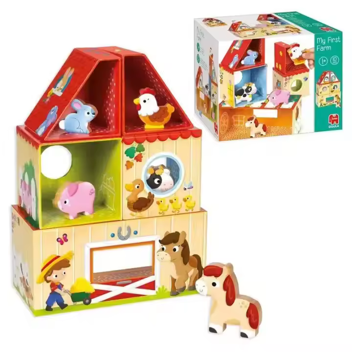 Juguete infantil mi primera granja de madera 53470 GOULA - 1