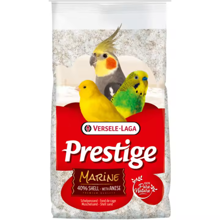 Versele-Laga Arena de Conchas de Ostras y Anis para Pájaros 5 Kg Fondo de Jaula Premium Marine - 1