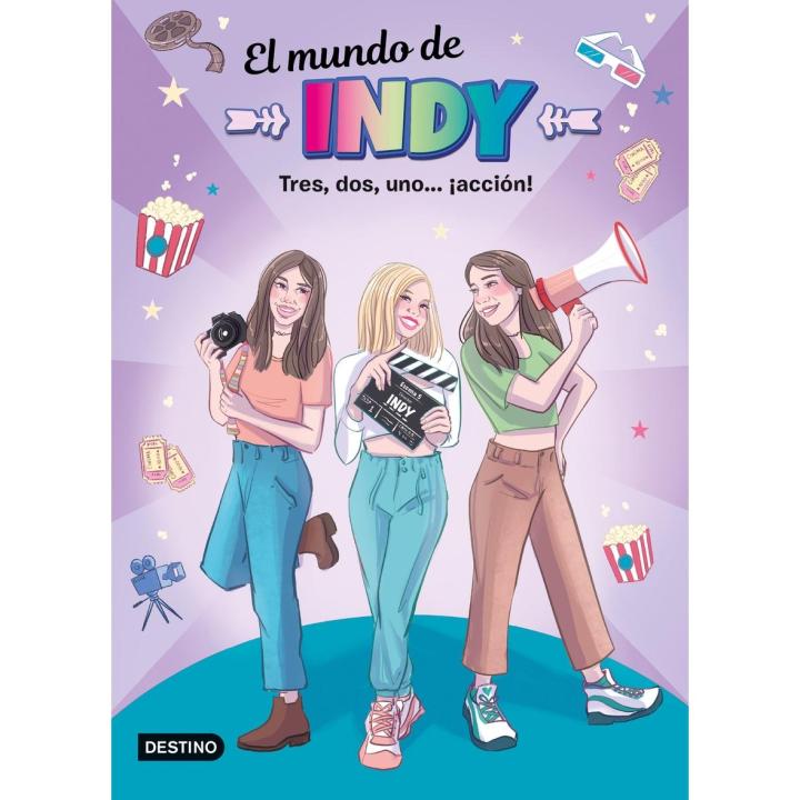Libro El Mundo de Indy 5. Tres, dos, uno... ¡acción!. Editorial DESTINO INFANTIL Año 2022 Autor El mundo de Indy ISBN 9788408253747