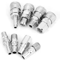 Conector a; Acoplamiento rápido, no fácil de quitar. Acoplamiento rápido neumático durable, para la manguera del compresor de aire, dispositivos neumáticos de conexión Widey aplicable - details 1