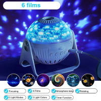 Proyector De Galaxia Planetario Luz Nocturna Ajustable 360° Lámpara Estelar Para Dormitorio Hogar Regalo De Cumpleaños Para Niños - details 3