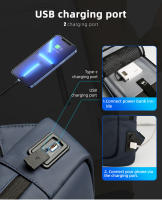 HK-mochila delgada para hombre, bolsa para ordenador portátil de 15,6 pulgadas, impermeable, minimalista, de negocios, con carga USB, informal, para viaje y trabajo - details 2