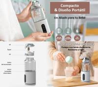 Calentador de biberones inalámbrico portátil para bebé, carga USB, temperatura ajustable, biberón de 300 ml para viajes, coche, avión, calentador de agua eléctrico inalámbrico para bebé al aire libre - details 8