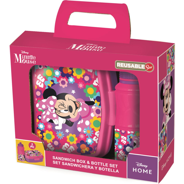 Set Vuelta Al Cole En Caja detalle Minnie Bold Florals (Stor 81273)