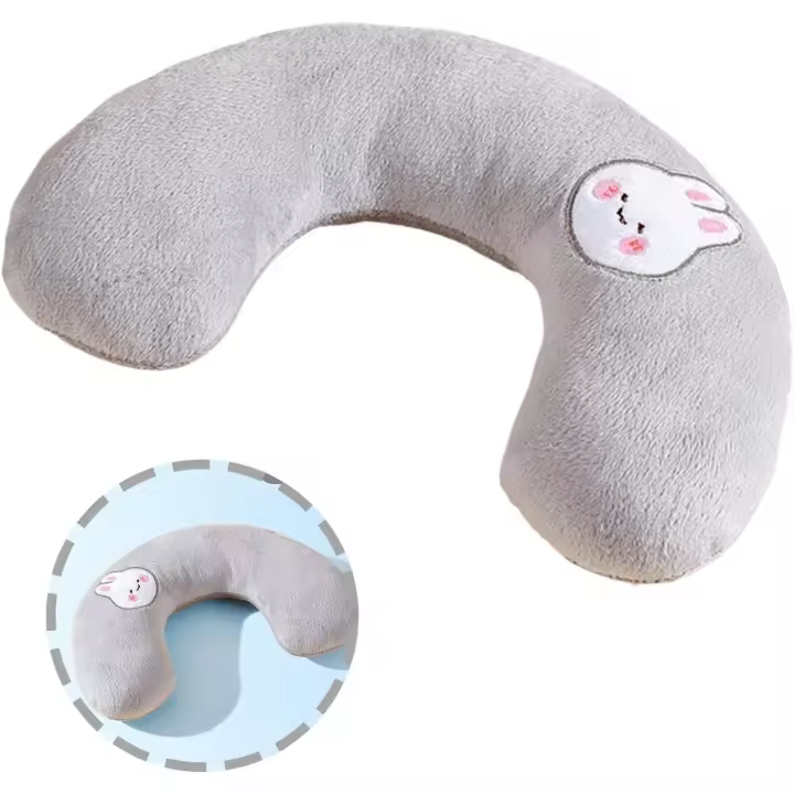 Almohada suave en forma de U para mascotas, fácil de limpiar, almohada para perro, juguete para gatos, almohada para aliviar el sueño, mejora la almohada pequeña para perros pequeños y gatos - 1