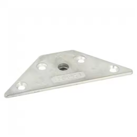 PLACA 123x65 MONTAJE KEA M8 PARA PATAS MESA - 1