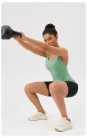 Chaleco De Yoga Para Mujer Deporte Sin Mangas Camiseta De Entrenamiento Fitness Running Outdoor Chaleco Deportivo Ajustable - details 13