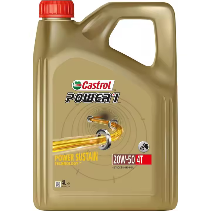 Castrol Aceite de moto 4T Power1 20w50 4L - 1