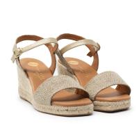 Alpargatas de mujer TINA KIZ 97-7 SANDALIA CUÑA YUTE PLATINO 34930 25V - details 0