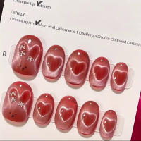 Set De 12pcs/6pcs De Láminas De Acero Magnéticas Para Uñas Con Alambre Flexible Para Crear Formas De Corazón Y Ingot En Manicura Accesorios Para Uñas - details 8