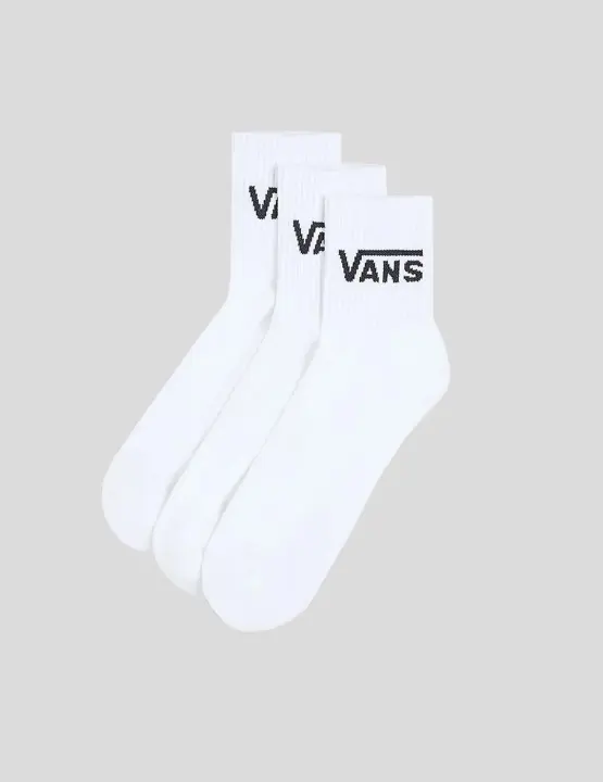 CALCETINES VANS  CLASSIC HALF CREW SOCKS  WHITE - 1