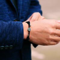 Pulsera Vintage Para Hombre Acero Inoxidable Cruz Vikinga Ajustable Cadena De Malla De 3mm Accesorios De Moda - details 1