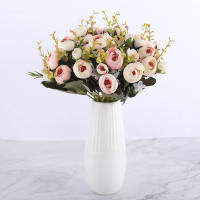Rosas Artificiales De Seda Europea 30CM Para Decoración De Bodas Fiesta Navidad Vaso De Casa Accesorios De Arreglo Floral - details 5