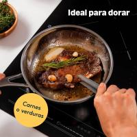 Juego de Sartenes de Acero Inoxidable 20 cm, 26 cm, 28 cm WECOOK | Inox 18/10 | full inducción, Gas,  electricidad, vitro-cerámica | Apto para hornos y Lavavajilla - details 1