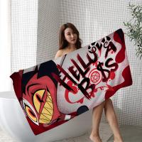 Toalla De Playa Microfibra H-Helluva Boss Terror Absorbente Rápida Secado Suave Yoga Natación Resort Escalada Toalla De Cuidado Personal Tamaño 76x182 Cm - details 11