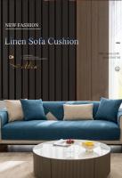 Cubierta De Sofá De Algodón Y Lino Universal Para Todas Las Estaciones Antideslizante Impermeable Para Sala De Estar Cubierta De Polvo Para Muebles - details 1