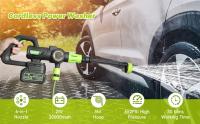1200W Conveniente pistola de limpieza eléctrica de alta presión Motor sin escobillas de 120Bar Batería de 30000mAh Boquilla 6 en 1 Adecuada para limpiar coches Piscinas vallas y otros escenarios múltiples Pistola de limpieza eléctrica multifuncional - details 0