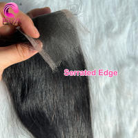 Eva Hair 13x4 Frontera De Encaje HD 2x6 Encaje HD Cierre Recto Encajes De Encaje HD Solo 5x5 Cabello Humano Pre Desplumado - details 9