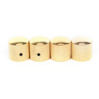 Juego De 4 Piezas De Control De Volumen Y Timbre En Metal Plateado Oro Negro Para Guitarra Eléctrica Y Bajo Dome Knobs - details 6