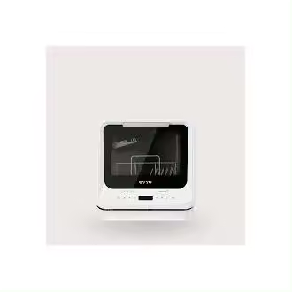 Evvo 49  Lavavajillas Mini D Trip Tamaño Pequeño Compacto y Sin Instalación Para Sobremesa o Encimera 2 Servicios 6 Pogramas Secado Extra Programa ECO. - 1