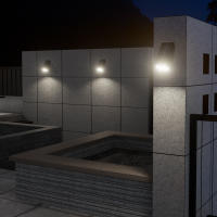 Spotlight Solar Exterior 10 LEDs Ajustable a 180° Impermeable Y Anti-envejecimiento Montaje En Piso/Muro Para Iluminación De Jardín Paisaje - details 6