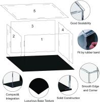 Caja De Exhibición Acrílica Transparente Para Coleccionables 6 Tamaños Organizador De Figuras De Acción Y Juguetes Protección Y Mostrador Moderno - details 1