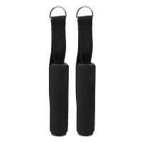 Banda De Resistencia Para Gimnasio Con Manijas Antideslizantes Tejido De Nylon Fuerte Equipo De Ejercicio Para Máquina De Cables Deporte Y Fitness Negro - details 7