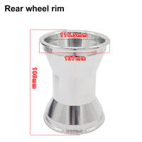 Rueda Trasera De 5 Pulgadas Para GO KART 11X7.10-5 Y Rueda Frontal De 10X4.50-5 Para KARTING ATV UTV Carreras De Golf Buggy Drift Trike Slick Rim De Aleación - details 4