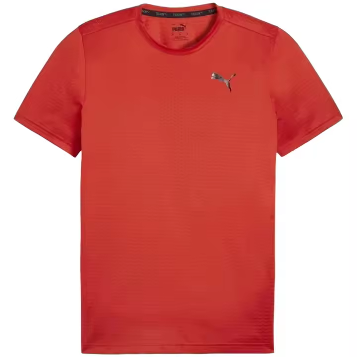 Camisetas Poly marca Puma modelo 522351-17 para hombre en color rojo - 1