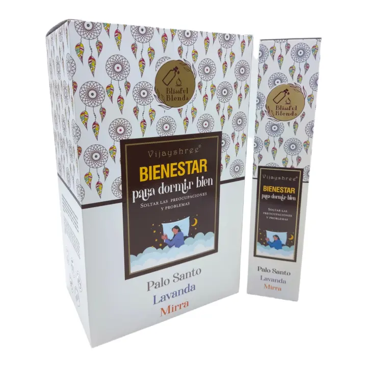 Vijayshree Incienso Natural - Caja 12 Paquetes (25g C/u) - Ambiente Positivo y Relajante - 1
