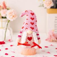 Gnomos De Encaje Para Día De San Valentín Decoraciones De Elfos De Terciopelo Mr Y Mrs Decoración Nórdica Hecha a Mano Para El Hogar - details 20
