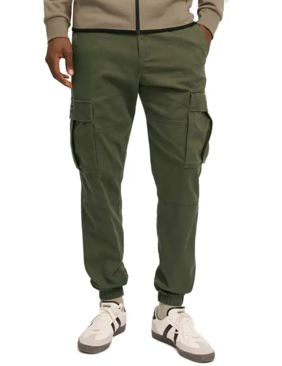 Pantalón Jack&Jones Kane cargo verde con puño para hombre - 1