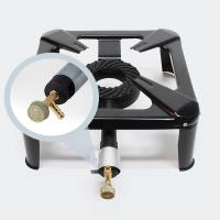 ELMA Válvula Reguladora de Gas Butano y Propano para Hornillo a Gas 8mm  Fabricado en Latón  Llave de Paso para Mangueras de Gas - details 2