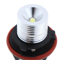 1Pc Lámpara LED Para Anillo De Ojo Ángel E39 E60 E87 X5 Luz Lateral Blanco Amarillo Material De Aluminio Aviación 12V Para Automóvil BMW - details 1