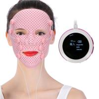 Masajeador De Belleza Eléctrico Antienvejecimiento Máscara Facial SPA 3D Silicona Para Rejuvenecimiento De La Piel Tamaño 29*19cm USB Recargable - details 10