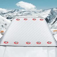 Protector De Ventanas De Coche Anticongelante Con 9 Magnetos Universal Bloqueador De Sol Visor Para Ventilador Delantero Y Trasero - details 8