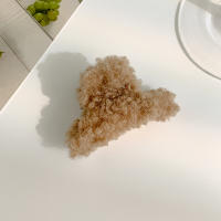 Mini Pinza De Pelo De Peluche Nueva Para Mujeres Y Niñas Estilo Temperamento Diverso Tamaño Pequeño Accesorios De Cabello De Veludo De Oveja Lindo Y Decorativo - details 13