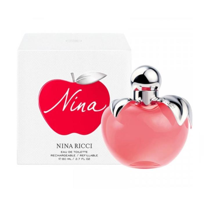 Nina Ricci - Nina Eau de Toilette 80 Ml. Recargable | Colonia para mujer. Manzana Caramelizada, Limón de Amalfi… — oferta en Miravia