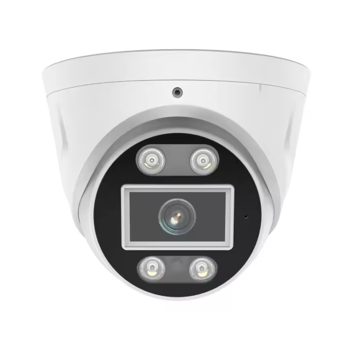 Foscam T5EP Cámara IP seguridad  - PoE - 5 Mpx, Exterior con focos y Sirena, Audio bidirecional, Blanca - 1