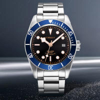 Reloj De Pulsera Para Hombre De Lujo Con Movimiento Japonés Y Cristal De Zafiro CORGEUT Diversión Automática Con Fechador Estilo Negocios Y Casual Resistente Al Agua 20 Barra - details 3