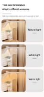 Lámpara De Lectura LED Doble Con Pinza Y Control Táctil Dimmer Protección Ocular Para Dormitorio Estudio Oficina - details 4