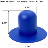 Tapa De Desagüe Para Piscina 1PC Kit De Repuesto Para Bomba De Agua Y Estrainer De Pared Para Intex Bestway - details 7