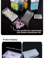 Caja De Almacenamiento De Plástico Para Pintura Diamante Y Joyería Con 64/32 Compartimentos Caja Para Manualidades DIY - details 7